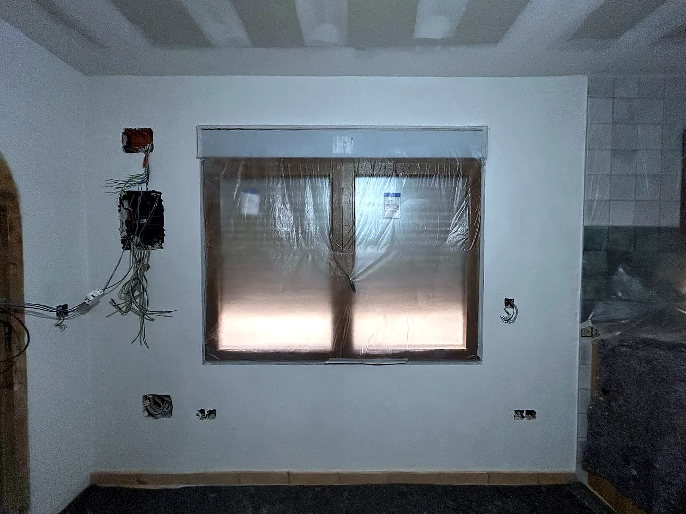 Vorher: Haus im Umbau